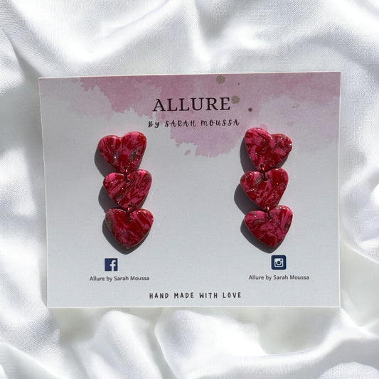 Marble Heart Drops